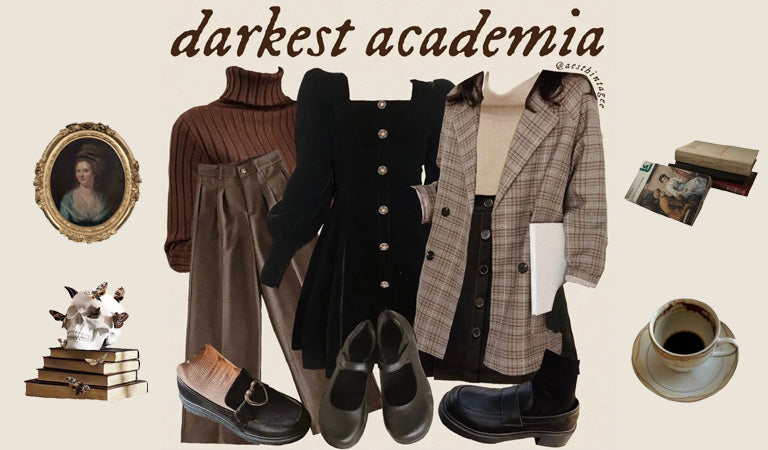 Dark Academia  Casual outfits, Academia aesthetic outfit, Dark academia  outfits