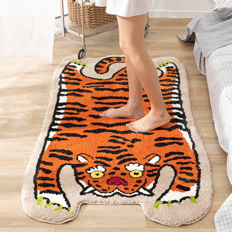 Art Tiger Rug Mat Aesthetic Room Decor Carpet
