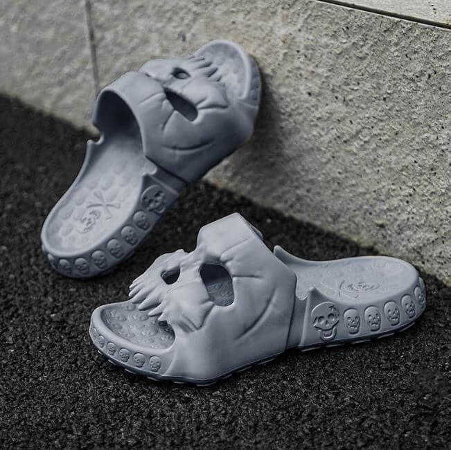 Demon Shoes Rubber Skull Skeleton Slippers Sandals