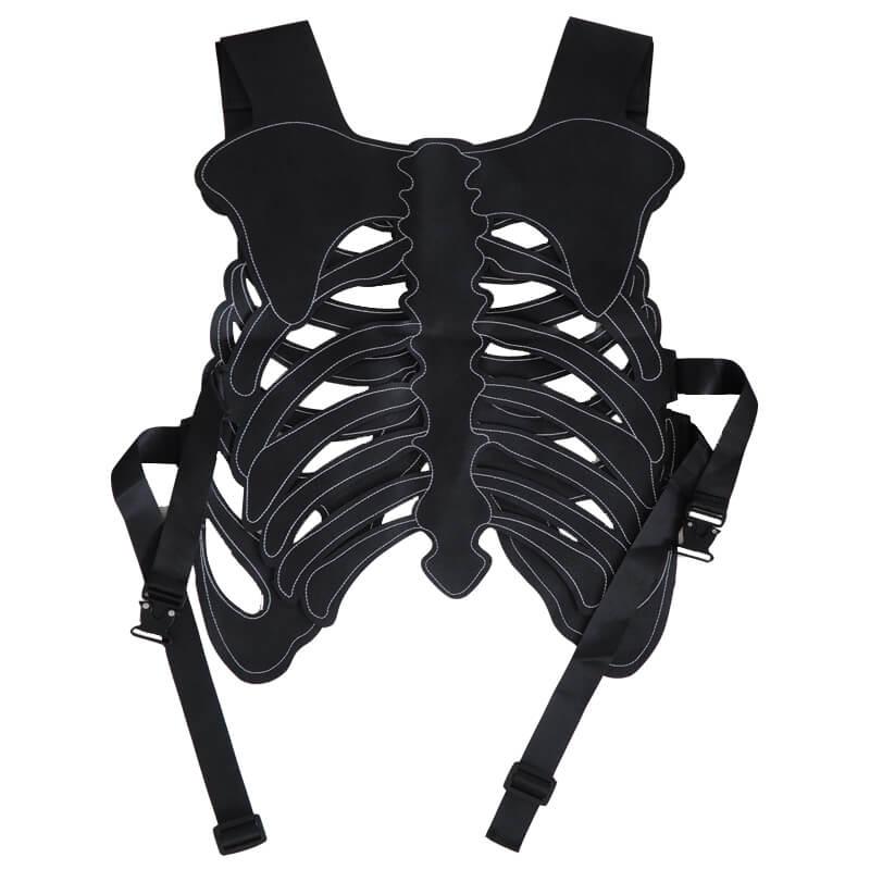 Skeleton Chest Bones Vest Accessory