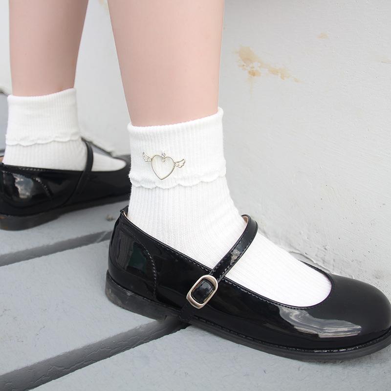 Black and white sock shoes top