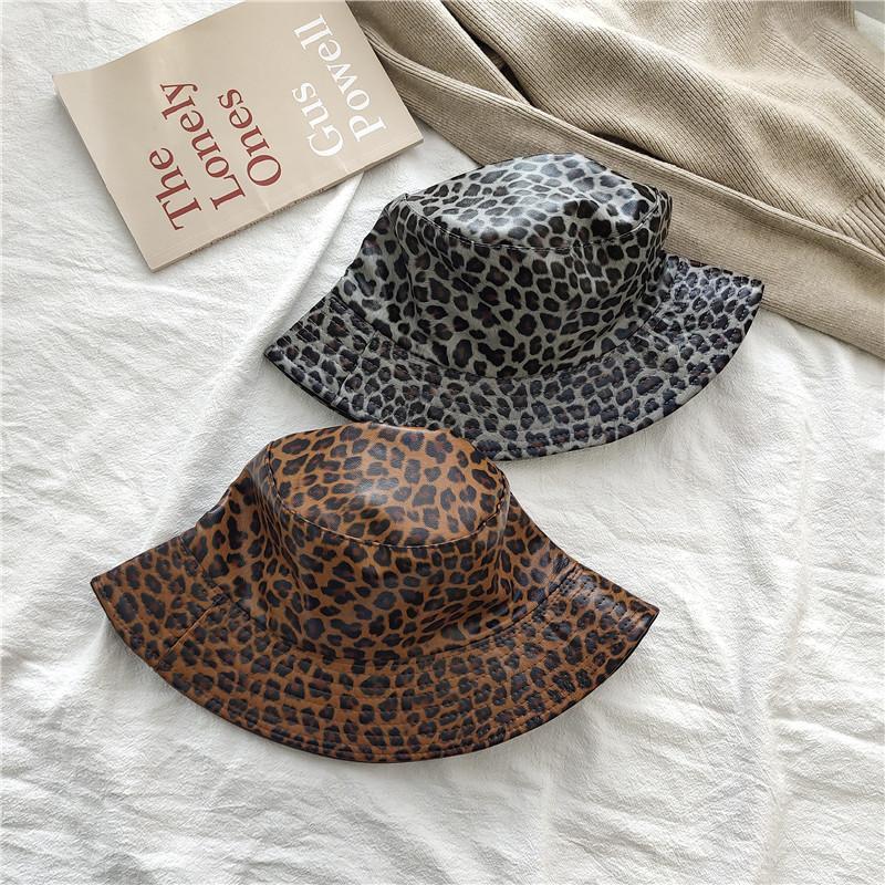 Leopard Pattern Teenage Fashion Bucket Hat