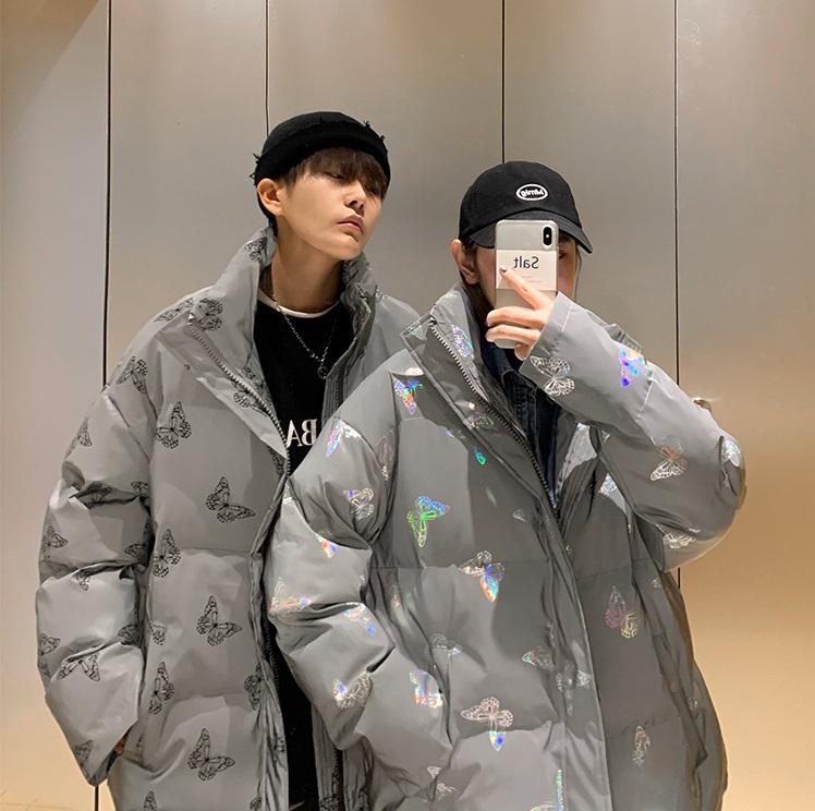 Reflective Puffer Holographic Jacket