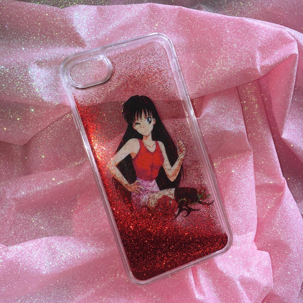itGirl Shop TRANSPARENT ANIME RICH GIRL IPHONE COVER CASE