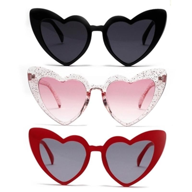 Glitter clearance heart sunglasses