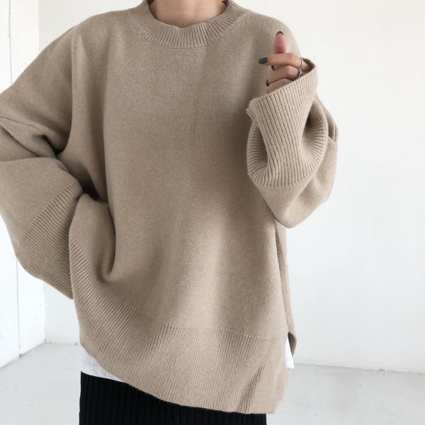 Warm Oversize Huge Solid Colors Sweater