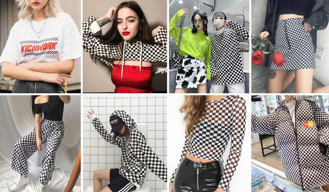 Checkered Grid Outfits Compilation Thumbnail itGirl Shop Blog