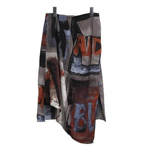 Abstract Art Print Cover Skirt