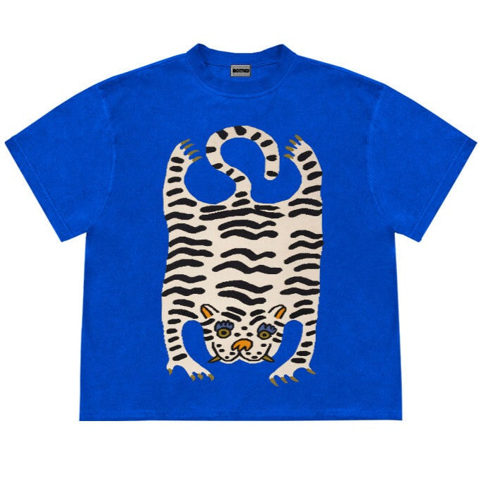 Abstract Art Tiger Psychedelic Aesthetic T-Shirt