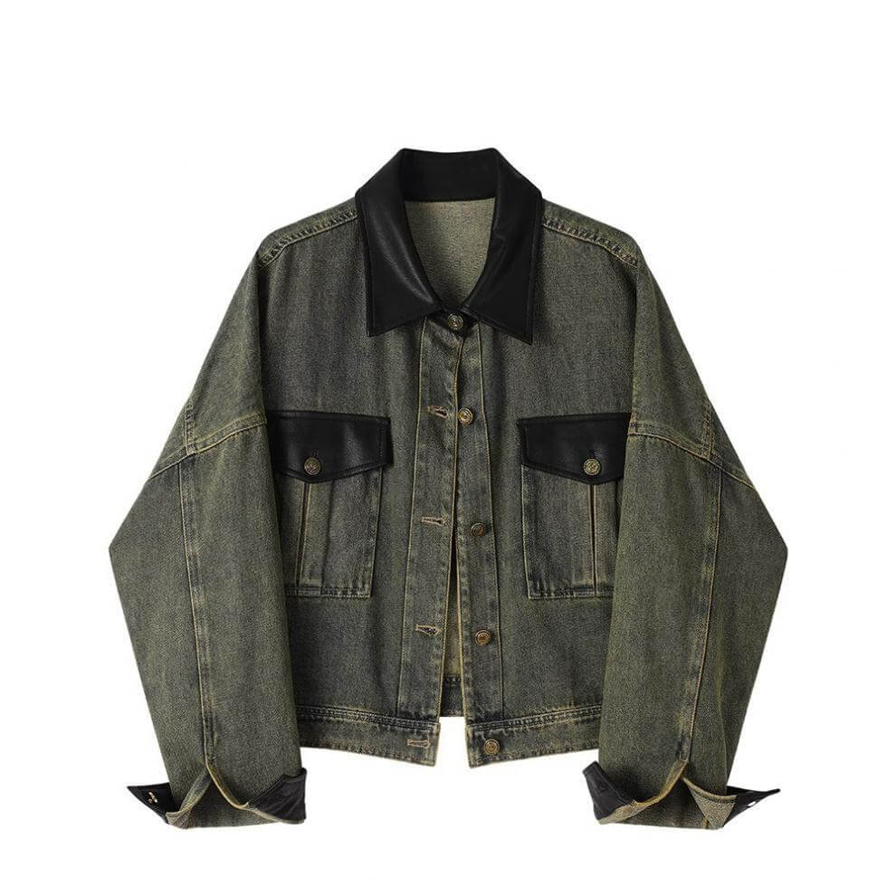 Grunge jean jacket new arrivals