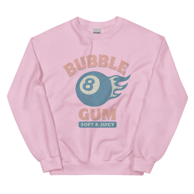 Bubble Gum Vintage Graphic Sweatshirt