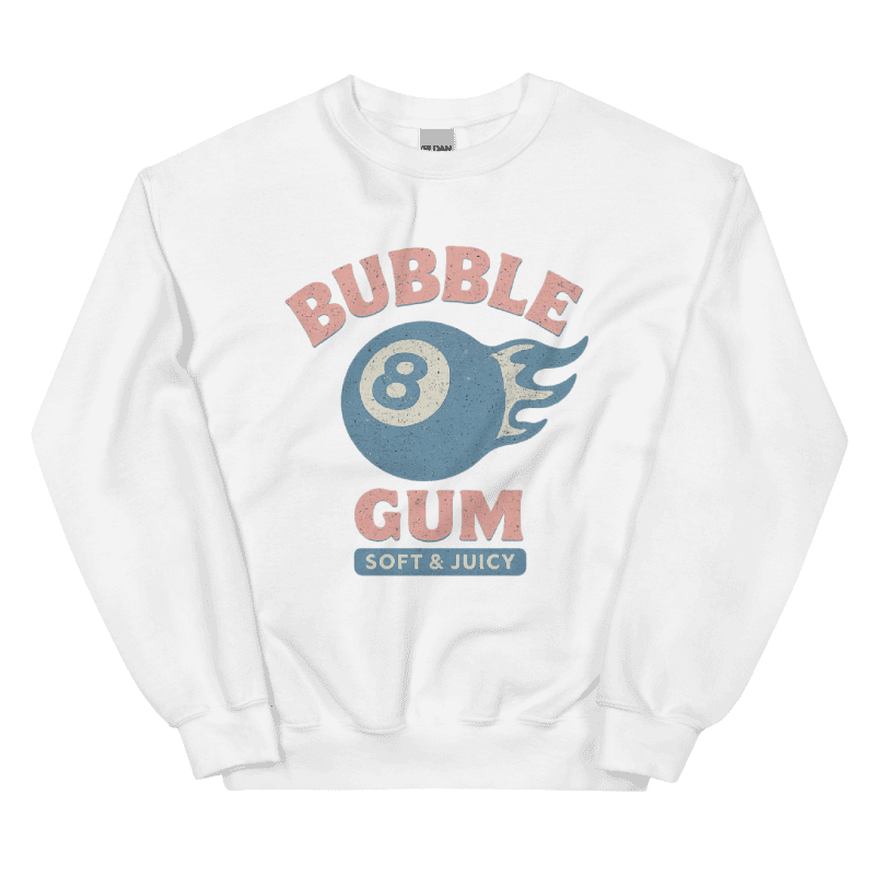 Bubble Gum Vintage Graphic Sweatshirt