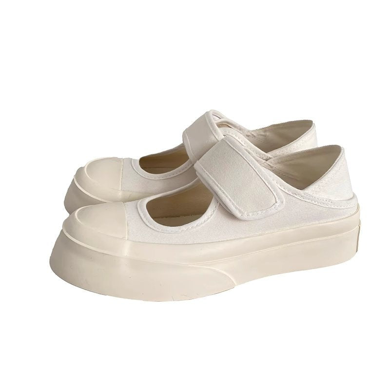 Cute Comfortable Velcro Round Toe Shoes