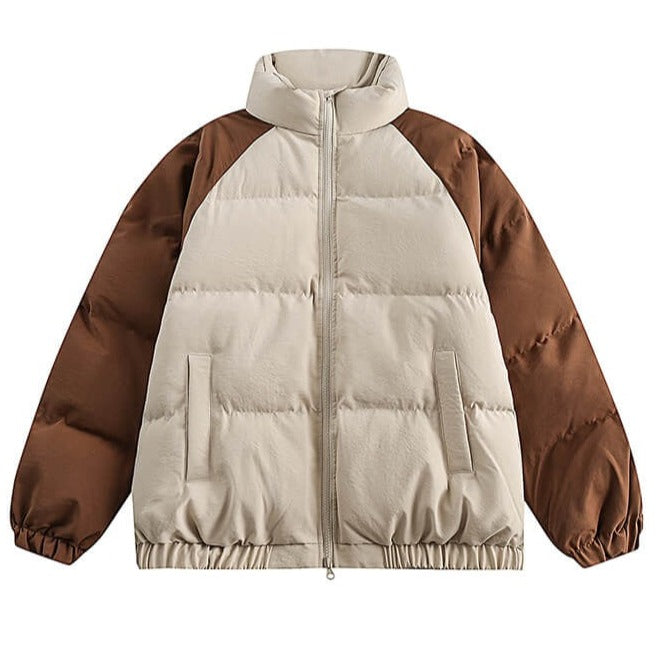 Double Color E-Girl Aesthetic Soft Winter Puffer Jacket