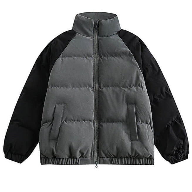 Double Color E-Girl Aesthetic Winter Puffer Jacket