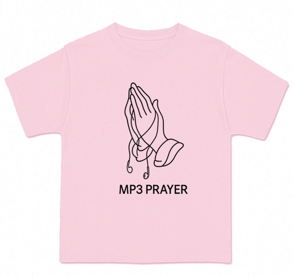 MP3 Prayer Aesthetic Rave Graphic Tee