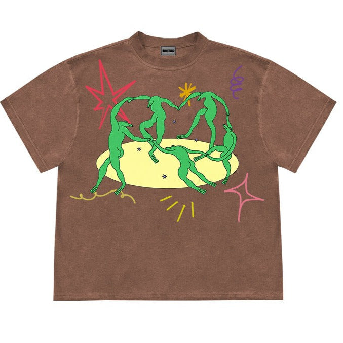 Matisse Crocodiles Dance Psychedelic T-Shirt