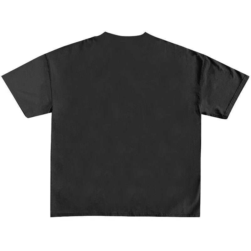 Retro Aesthetic Cherub Print T-Shirt