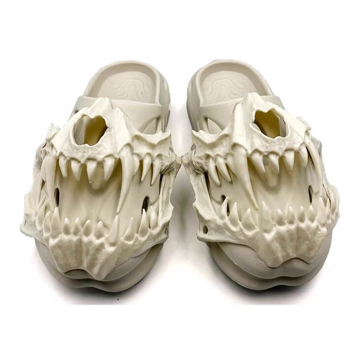 Rubber Demon Skull Skeleton Slippers Sandals