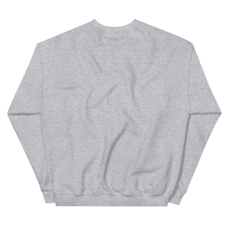 Gray sweatshirt on a transparent background