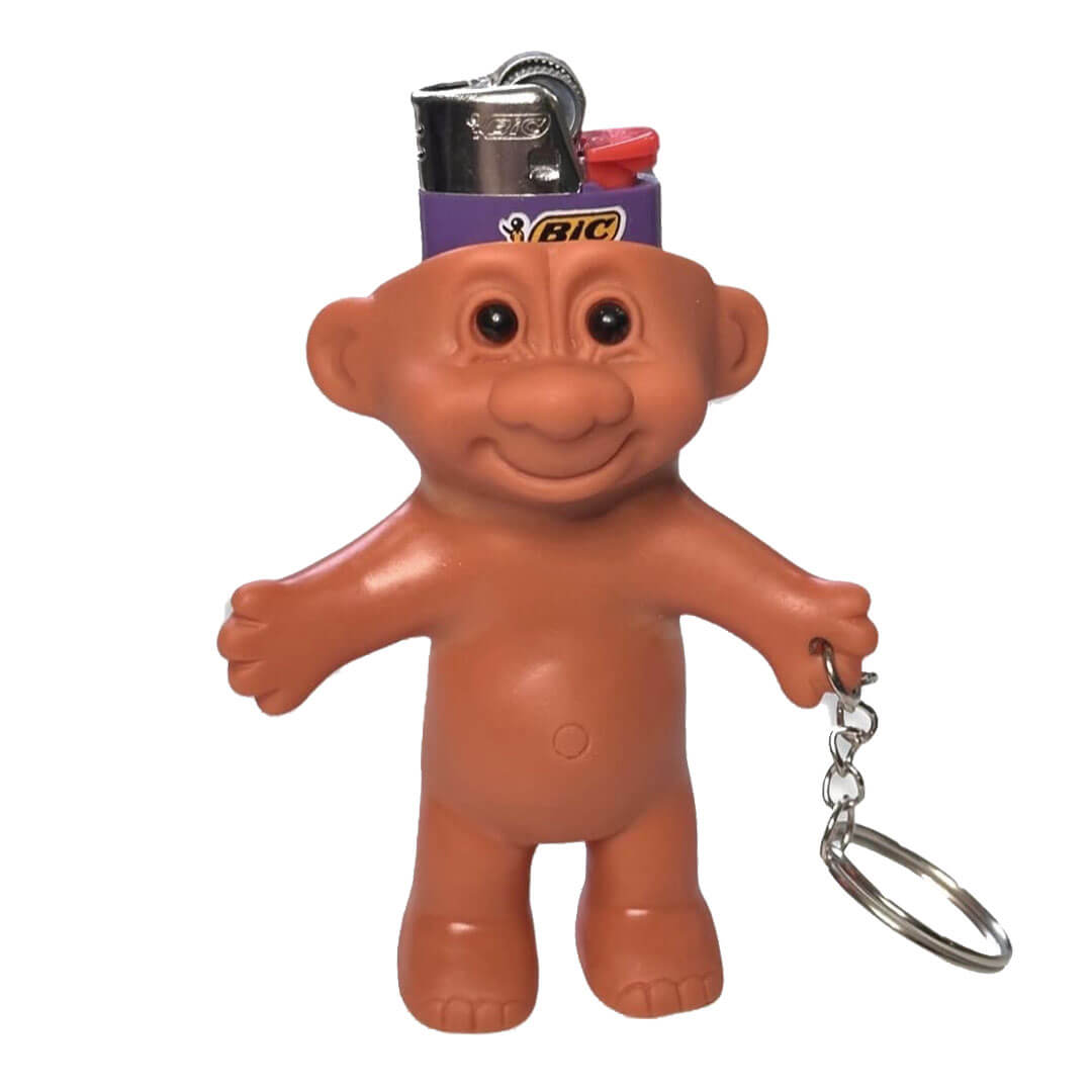 Vintage Troll Doll Rubber Lighter Holder