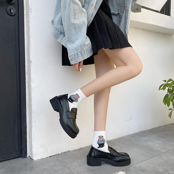 itGirl Shop Aesthetic Clothing Black Vintage Aesthetic Buckle Pu