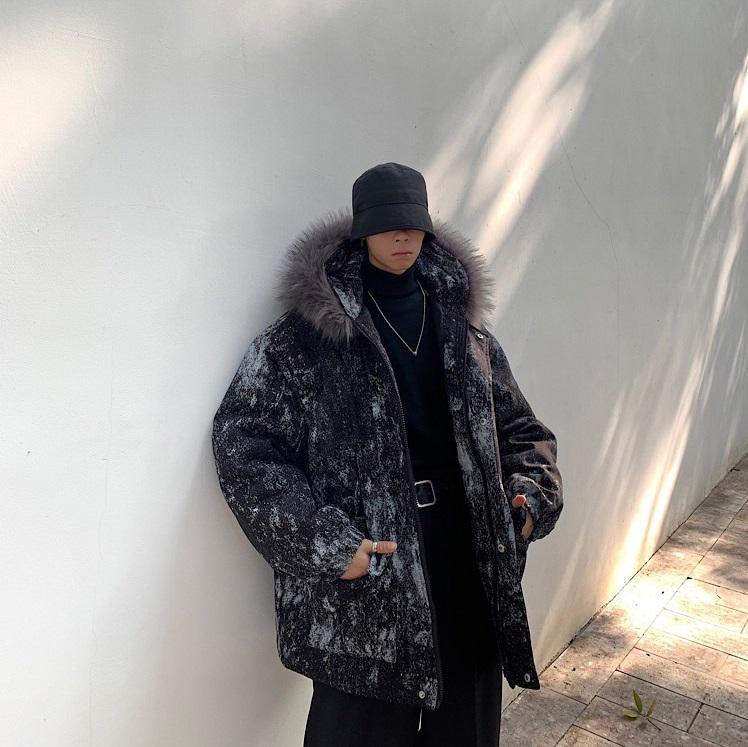 Fur oversized jacket hotsell