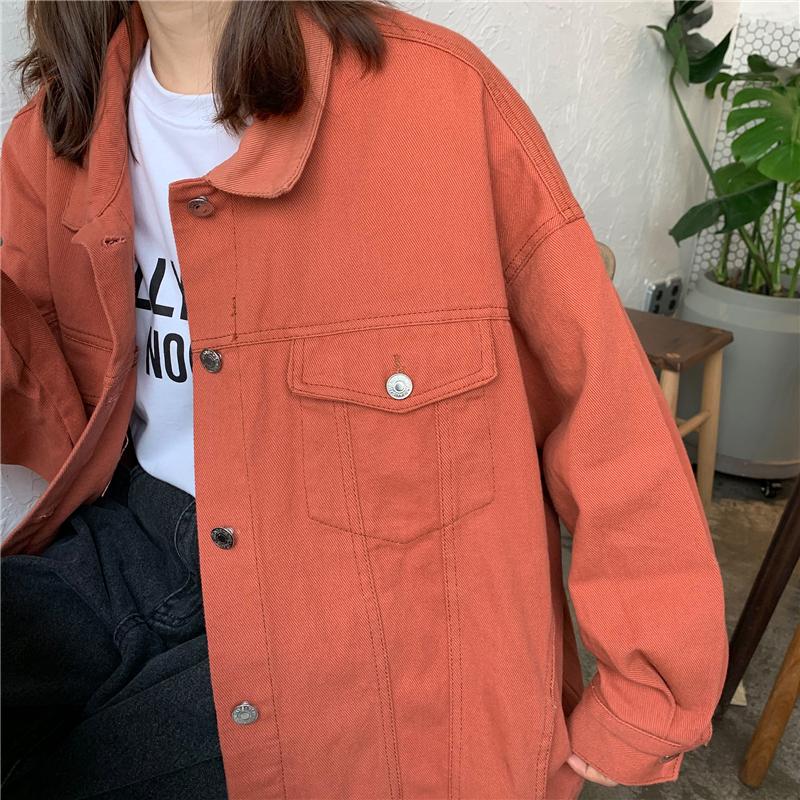 Bright coloured denim jacket clearance