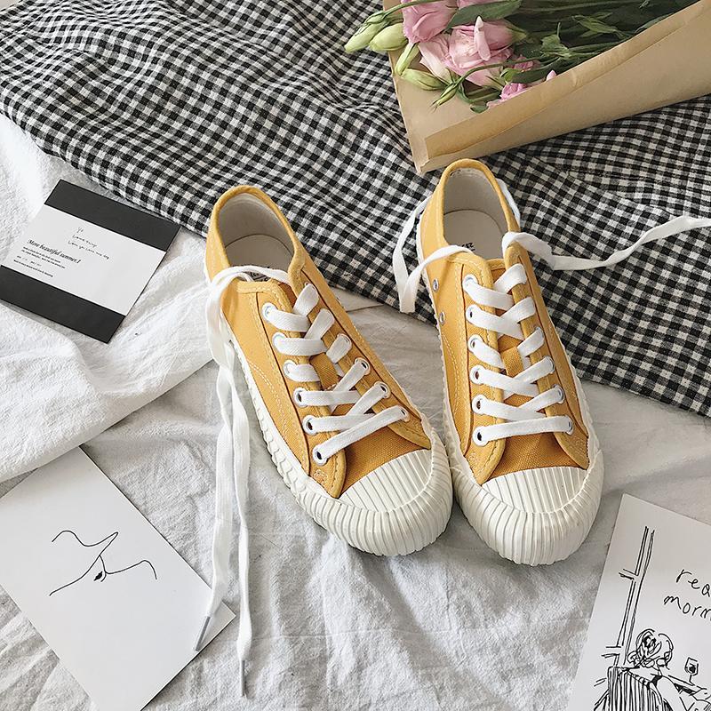 itGirl Shop - Aesthetic Clothing -Classic Canvas Lace Up Sneakers