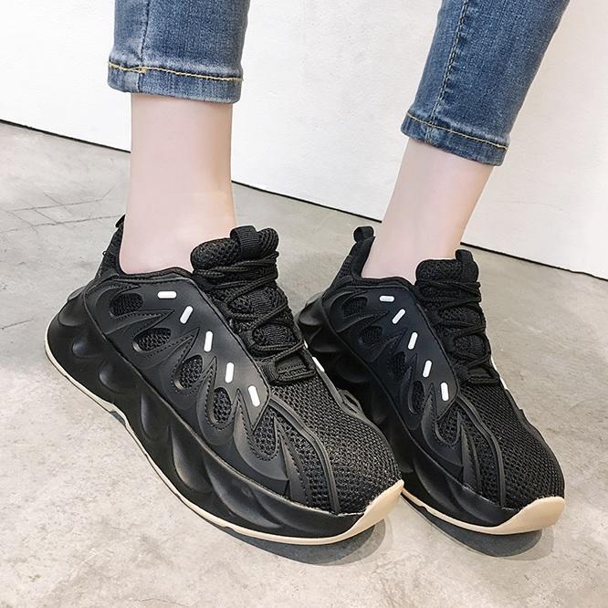 itGirl Shop FUTURISTIC AESTHETIC PLATFORM BREATHABLE SPORTY SNEAKERS