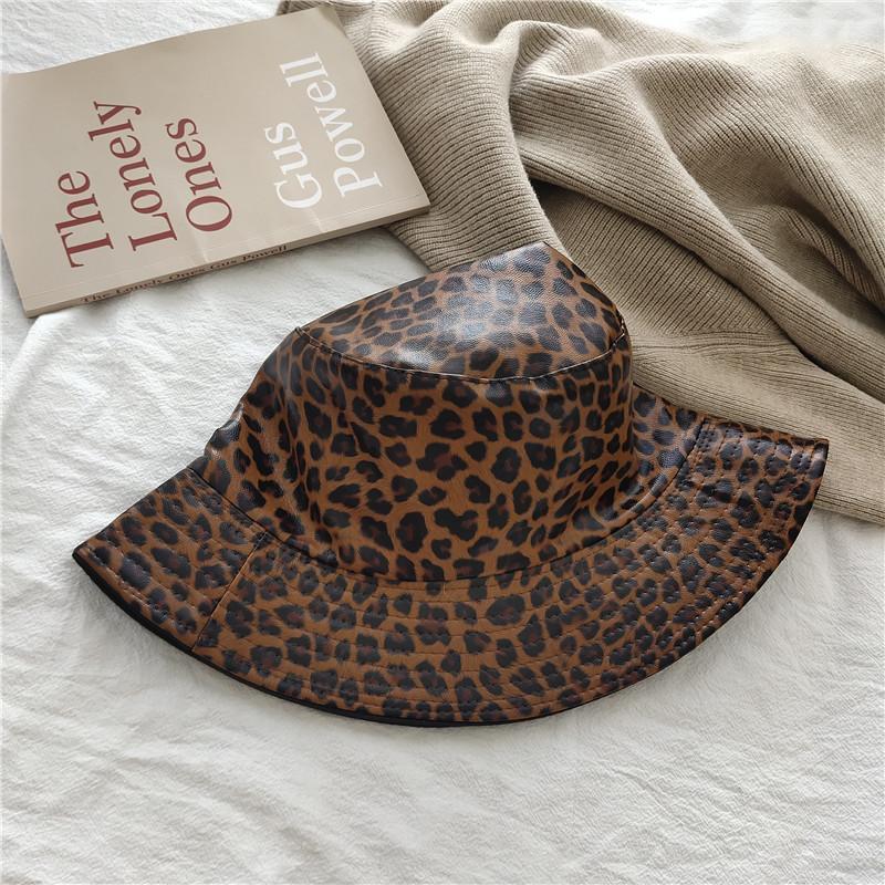 Leopard Pattern Teenage Fashion Bucket Hat