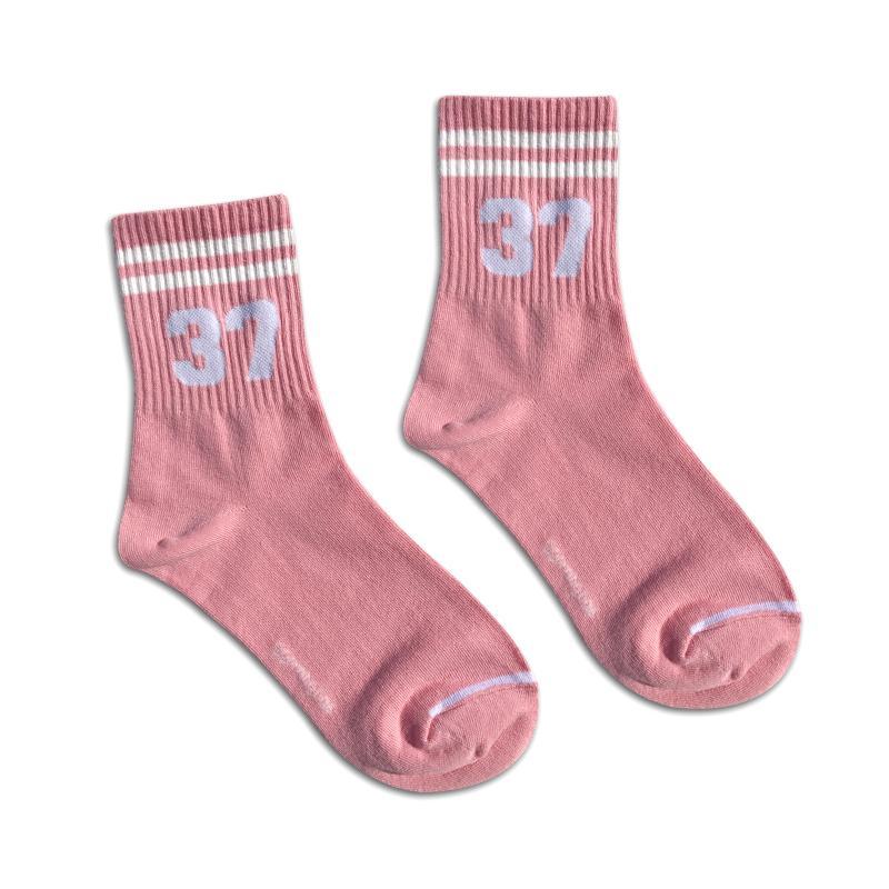 itGirl Shop LUCKY SPORT TEAM NUMBERS ANKLE COLORSFUL SOCKS