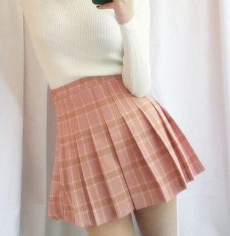 PLEATED PASTEL HIGH WAISTED SKIRTS – AESTHENTIALS