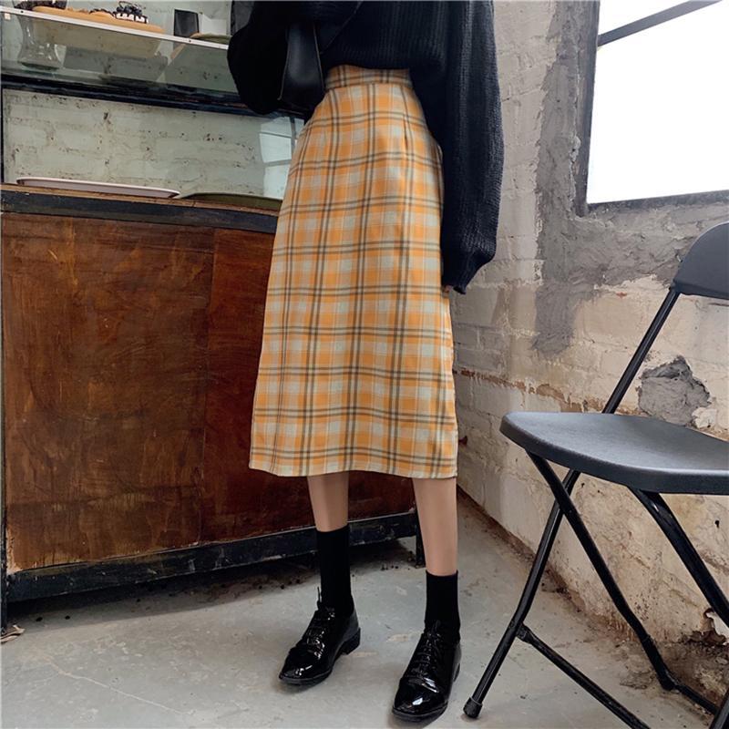 itGirl Shop - Aesthetic Clothing -Checker Plaid Pattern Vintage Style