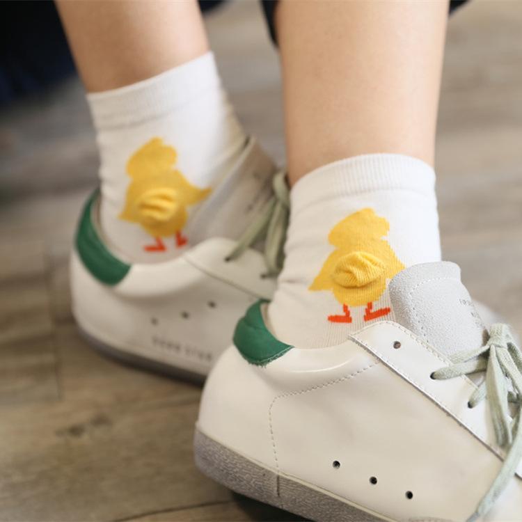 Aesthetic Clothing itGirl Shop SALE CUTE ANIMALS VOLUME BOOTY ANKLE SOFT COLORS SOCKS