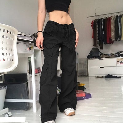 itGirl Shop Aesthetic Clothing Skater Aesthetic Solid Colors Loose