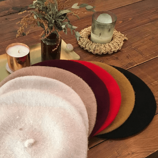itGirl Shop SOFT FLUFFY THIN FRENCH STYLE BERET HAT