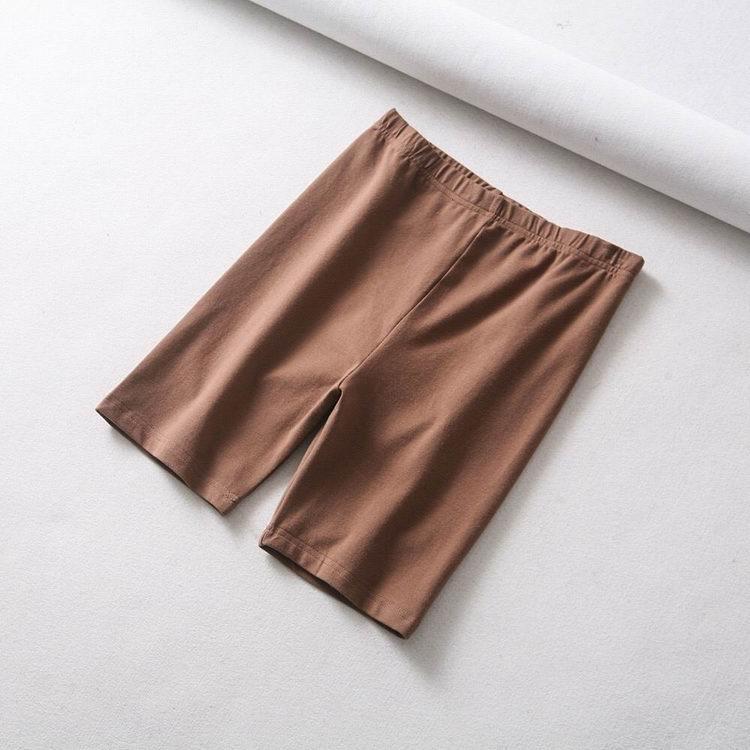 itGirl Shop STRETCHY SLIM HIGH WAIST SPORTS SOLID COLORS SHORTS