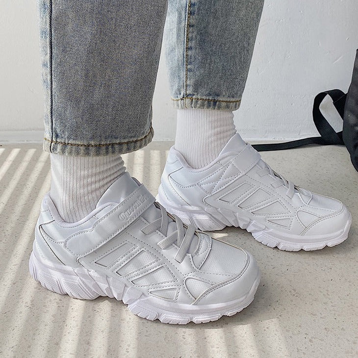 Aesthetic Clothing itGirl Shop White And Pink Version Sportish Mesh Run Sneakers